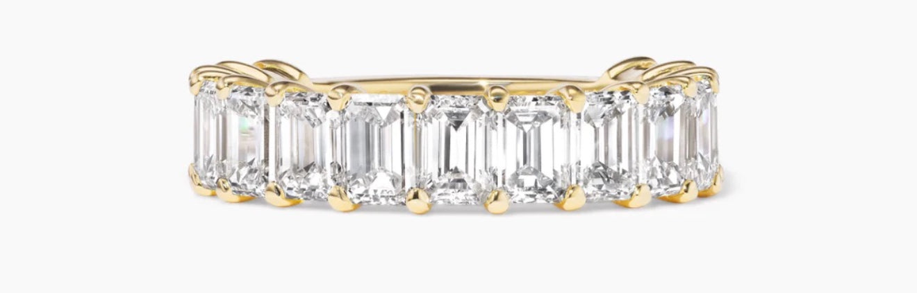 Emerald Cut Diamond Band: Timeless Elegance with a Modern Edge