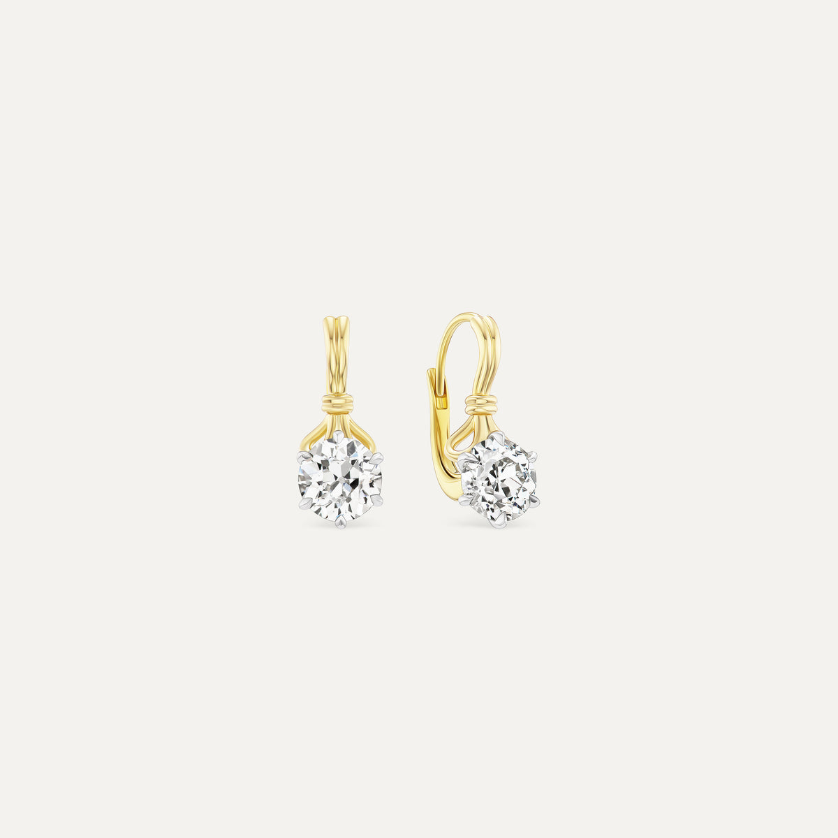 2.75 Old European Diamond Kaia Earring