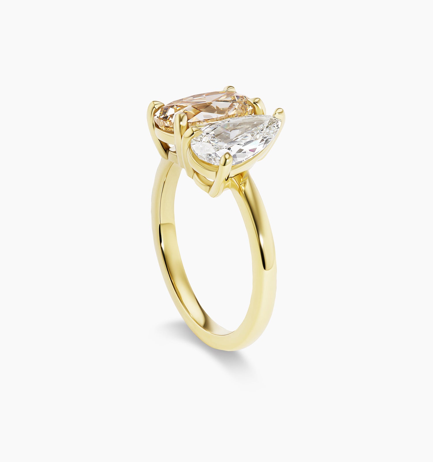 Toi Et Moi Engagement Ring