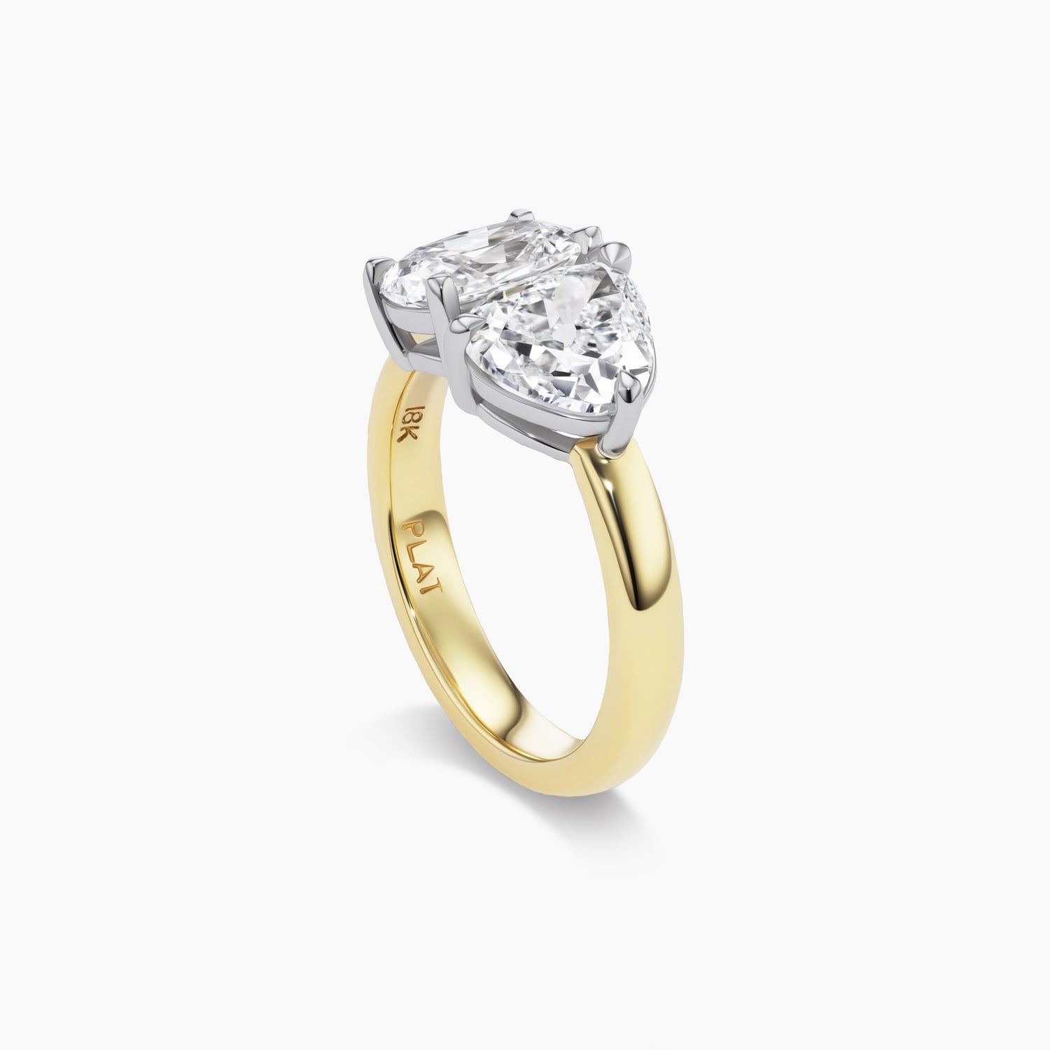 Toi et Moi Engagement Ring