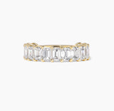 Emerald Cut 3/4 Band
