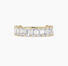 Emerald Cut 3/4 Band