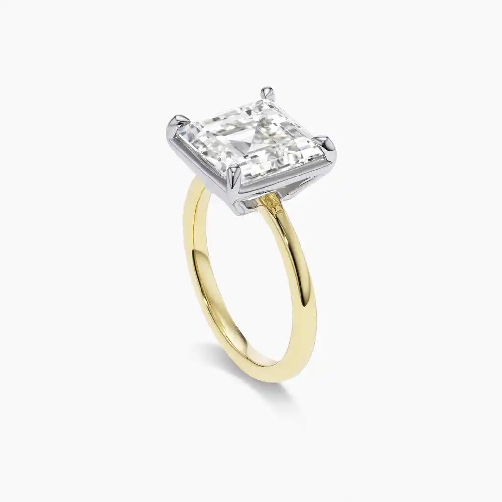Square Cut Engagement Ring