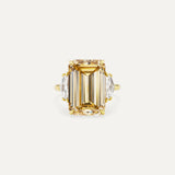 9.47 Champagne Three Diamond Classic Ring