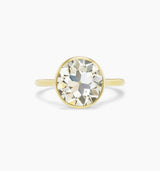 Bezel Cathedral Engagement Ring