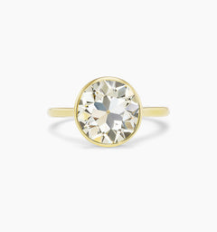 Bezel Cathedral Engagement Ring